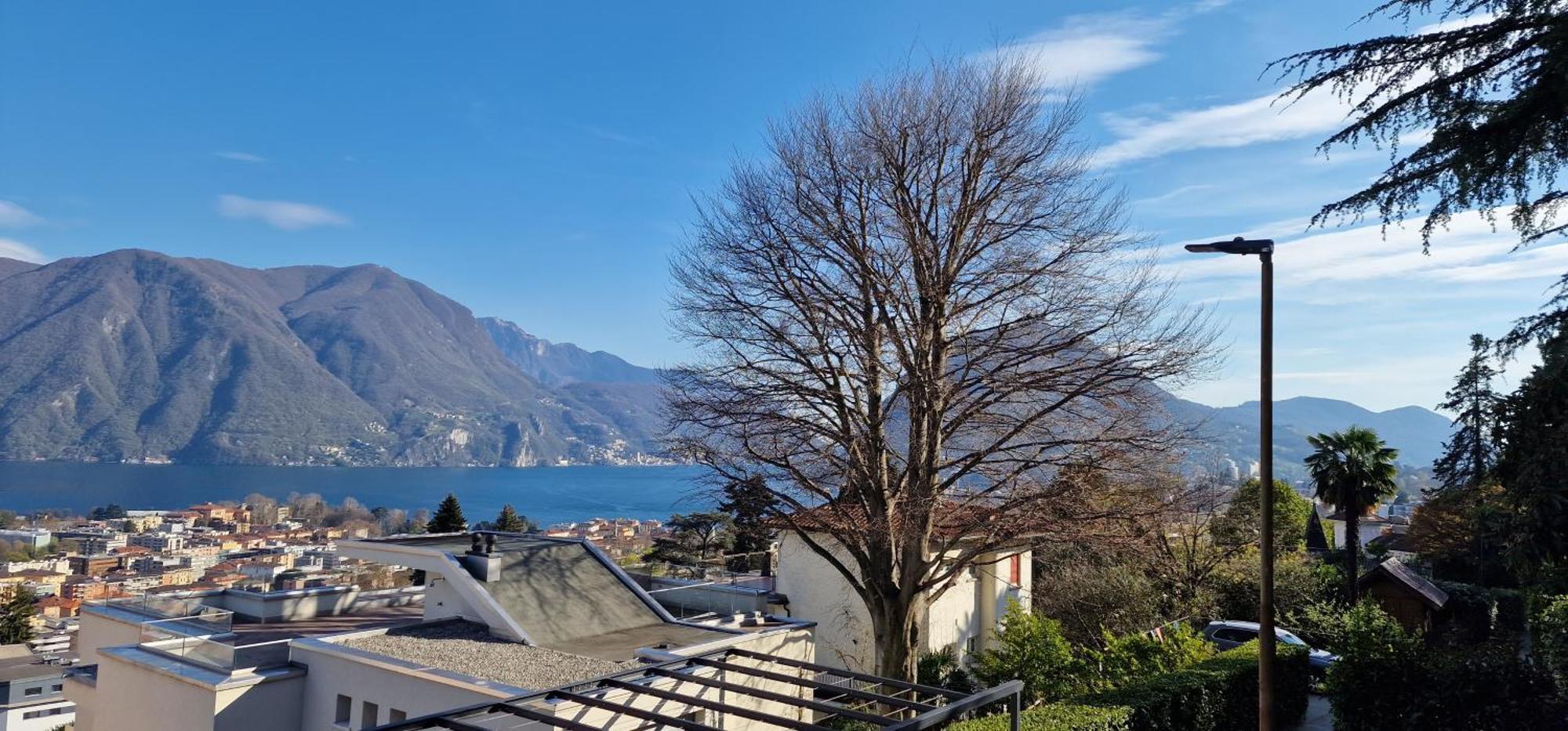 Lugano Lakeview Apartment With Self Check-In & Private Parking On Request Exterior foto